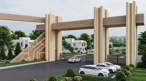 Divine City Modern Entrance Gate & Boulevard
